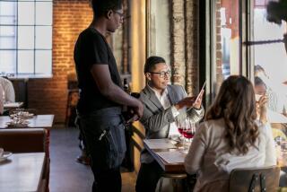 LOS ANGELES, CALIFORNIA - Oct. 18, 2019: Diners begin to fill up the dining room at the beginning of diner service at Bestia, the popular Arts District Italian eatery from husban-and-wife team chef Ori Menashe and pastry chef Genevieve Gergis on Friday evening, Oct. 18, 2019, in downtown Los Angeles. (Photo / Silvia Razgova) Assignment ID: 469757