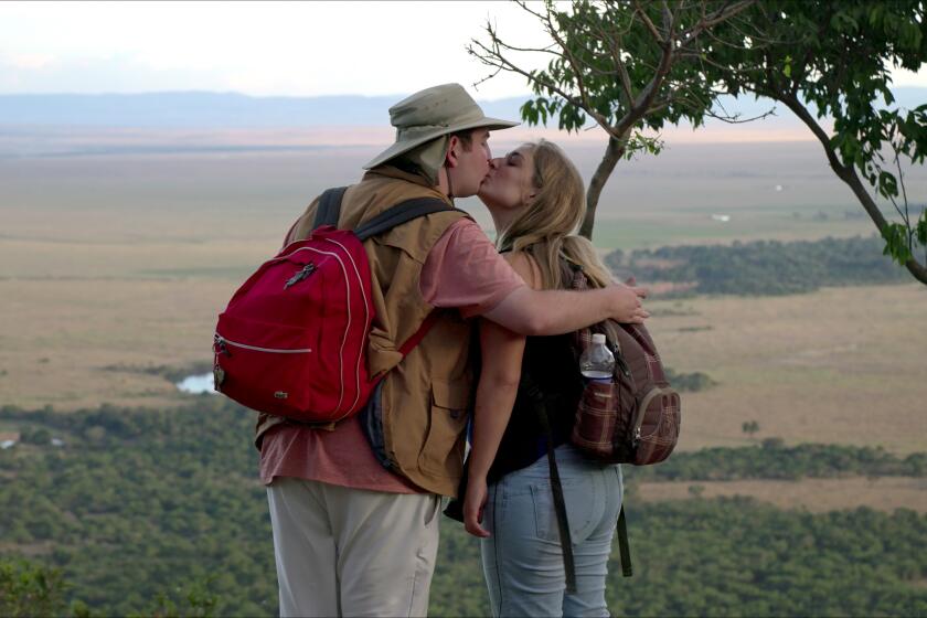 LOVE ON THE SPECTRUM. (L to R) David and Abbey in episode 2 of LOVE ON THE SPECTRUM. Cr. Courtesy of Netflix © 2024